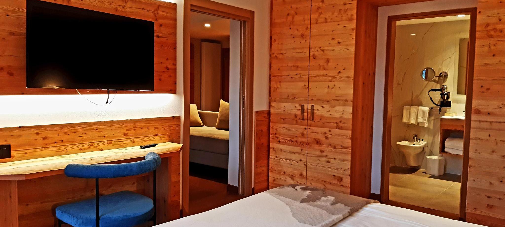 Suite Panorama, zona letto